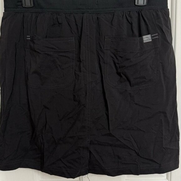 L.L.Bean Vista Camp Skort Skirt Women’s S, UPF 50 Hiking Black - Picture 2 of 3